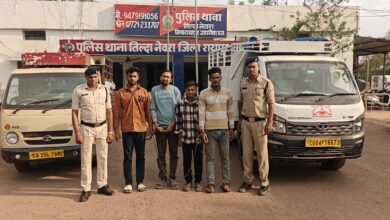 Four arrested for rice mill theft in Tilda, stolen paddy seized 4 IMG 20260615 WA0062