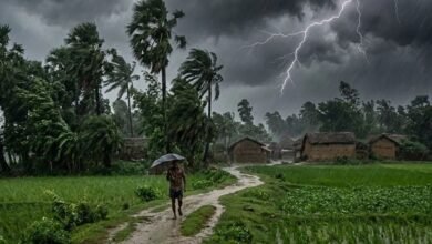 heavy rain today