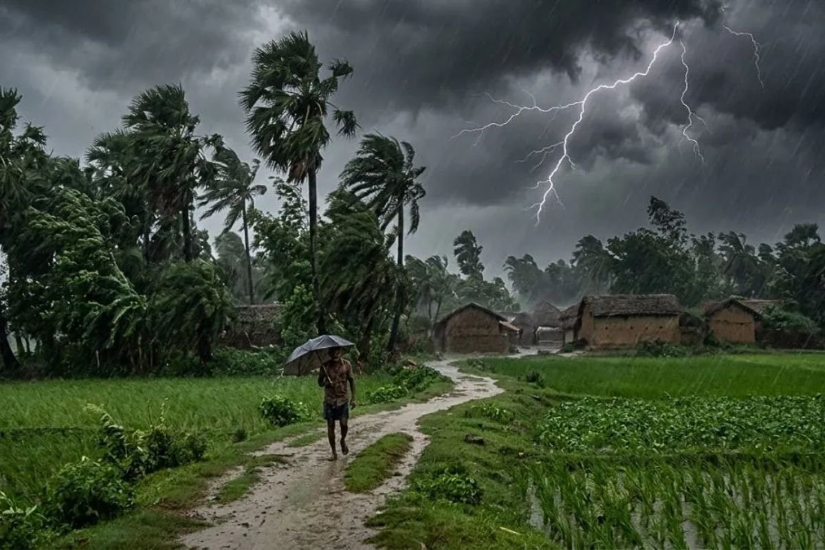 heavy rain today