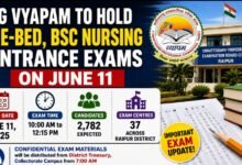 CG Vyapam to Hold Pre-BEd, BSc Nursing Entrance Exams on June 11 4 image editor output image703282761 1780923604899