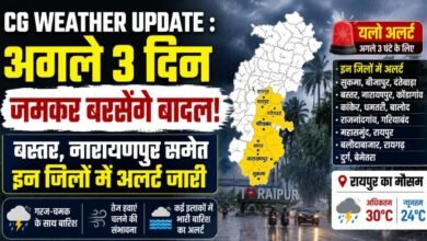 CG Rain Alert: कई जिलों में गरज-चमक के साथ बारिश की संभावना 3 IMG 20260704 WA0001