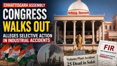 Congress Walks Out of Chhattisgarh Assembly, Alleges Selective Action in Industrial Accidents 3 IMG 20260714 WA0032