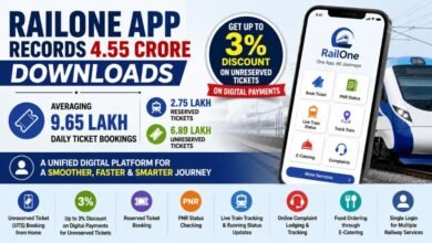 RailOne App Records 4.55 Crore Downloads, Averages 9.65 Lakh Daily Ticket Bookings; 3% Discount on Unreserved Tickets 3 IMG 20260723 WA0016