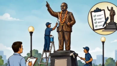 बिलासपुर में प्रतिमाओं की देखरेख के लिए नए निर्देश : अतिक्रमण-पोस्टर और अवैध पार्किंग पर रोक, हर 3 महीने में रिपोर्ट देनी होगी 3 24 08 2026 mahapurush statue maintenance m