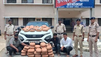 Chhattisgarh police bust inter-state drug syndicate; 114 kg ganja worth ₹57 lakh seized 3 IMG 20260805 WA0066