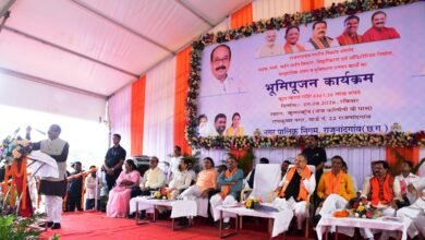 राजनांदगांव को 43 करोड़ की सौगात : रमन सिंह-अरुण साव ने किया 2000 सीटर ऑडिटोरियम का भूमिपूजन 5 IMG 20260811 WA0010
