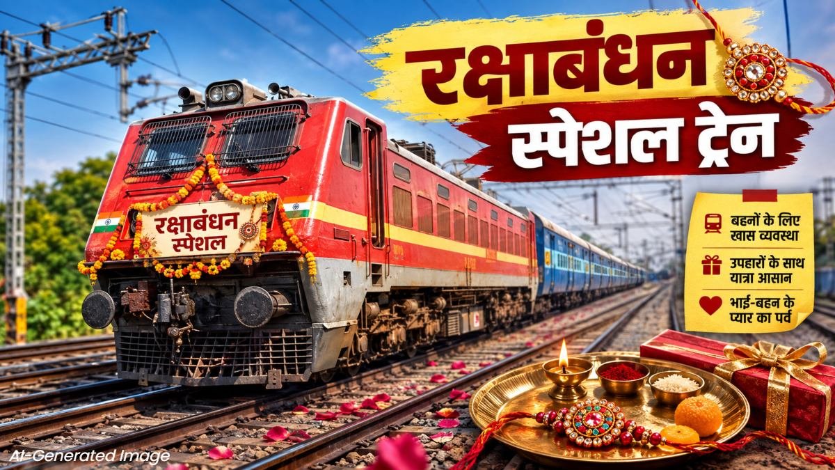 भाई-बहनों के सफर की राह आसान: रक्षाबंधन पर दुर्ग-रायगढ़ के बीच स्पेशल पैसेंजर ट्रेन, 27 से 29 अगस्त तक चलेगी 1 Raksha Bandhan Special Train