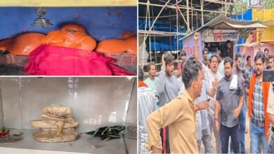 गुढ़ियारी थोक मार्केट में धार्मिक स्थल पर तोड़फोड़: शिव-हनुमान और साईं बाबा की प्रतिमाएं क्षतिग्रस्त; भारी पुलिस बल तैनात 3 mandir