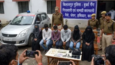 बिलासपुर में बुर्का गैंग का पर्दाफाश : लूट के माल के बंटवारे पर आपस में भिड़े बदमाश, 6 गिरफ्तार 3 05 09 2026 bilaspur police m