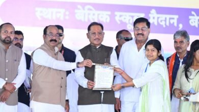 बेमेतरा में 81 शिक्षकों का सम्मान, 42 मेधावी विद्यार्थियों को गोल्ड मेडल; CM साय बोले- हर बच्चे को समान अवसर देना संकल्प 5 IMG 20260913 WA0043