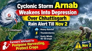 Cyclonic storm Arnab weakens into depression over Chhattisgarh; rain alert till Nov 2 3 IMG 20261029 WA0049
