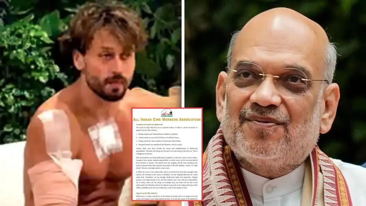 टाइगर श्रॉफ फायरिंग केस: बॉलीवुड की सुरक्षा पर उठे सवाल, AICWA ने अमित शाह को लिखा पत्र; इंदौर से 22 वर्षीय इंजीनियर हिरासत में 1 aicwa letter amit shah tiger shroff firing