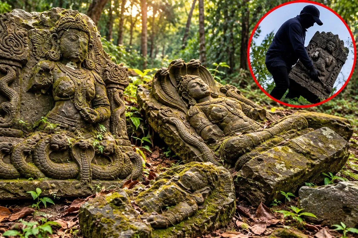 बस्तर की 1000 साल पुरानी विरासत पर संकट: माओवादियों के जाने के बाद भी सुरक्षित नहीं नागवंश काल की दुर्लभ प्रतिमाएं 1 special story 16 3